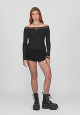 Sydney Ribbed Off The Shoulder Top