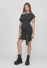 Kiona Tie Waist Mini Dress