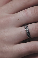Amorata Lovers Sterling Silver Band - 4.5mm