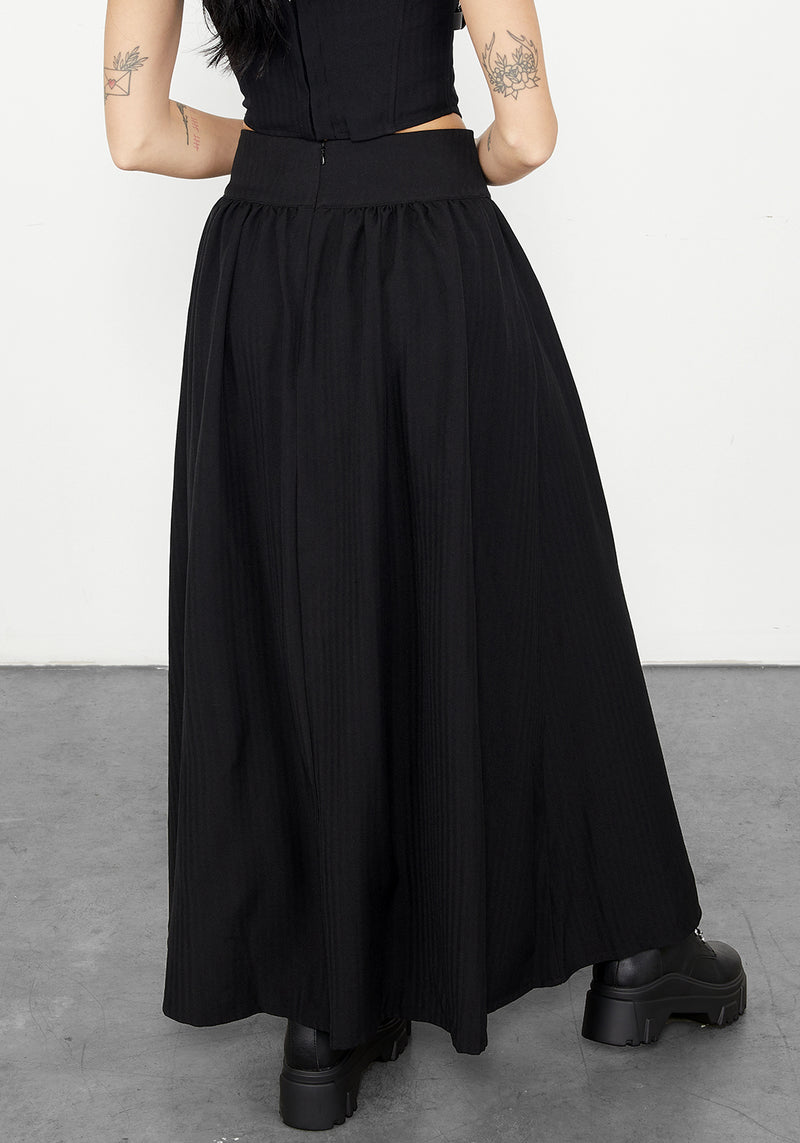 Afterlife Buckled Maxi Skirt