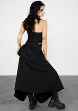Afterlife Buckled Maxi Skirt