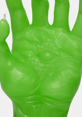HAND OF GLORY CANDLE - GREEN