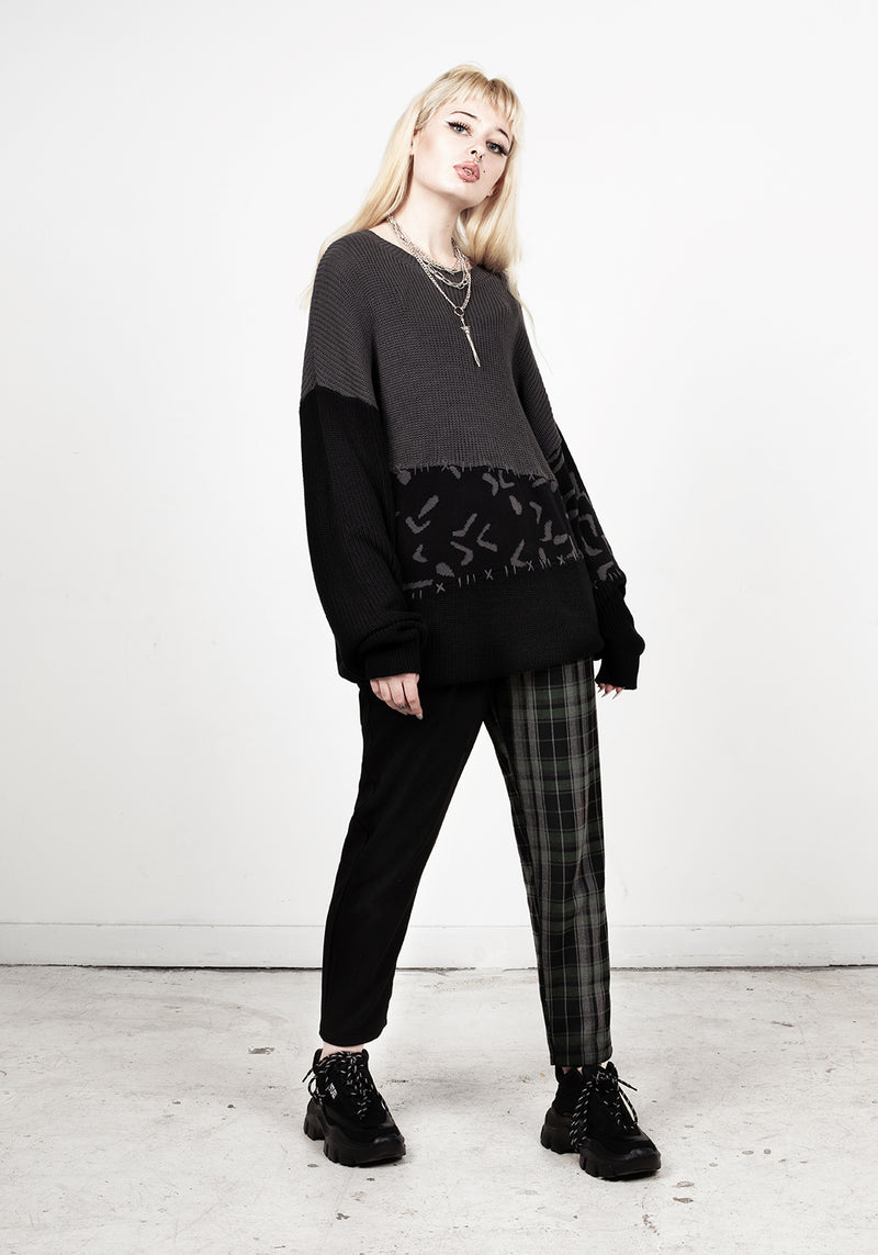 Abstract Longline Jumper