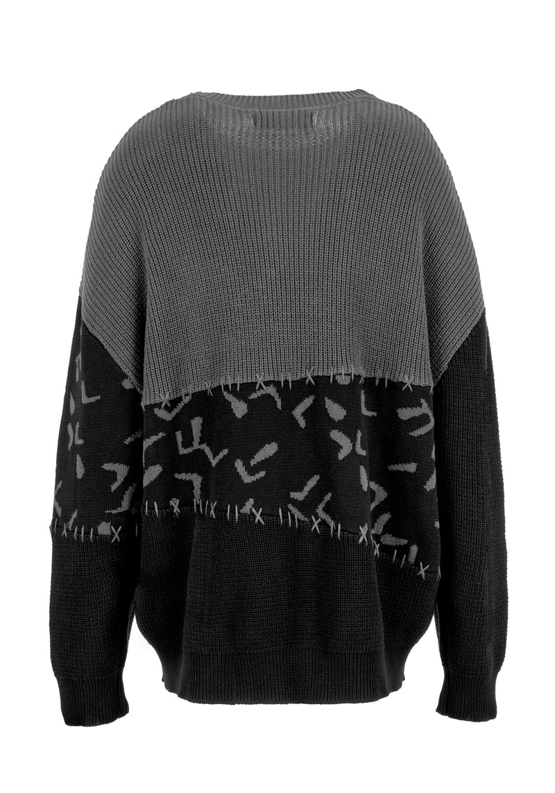 Abstract Longline Jumper