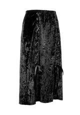 MALEFIC LACE-UP PANEL SKIRT