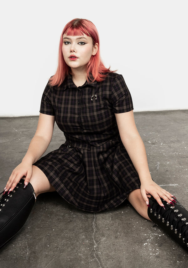 Jinx Check Co Ord Top