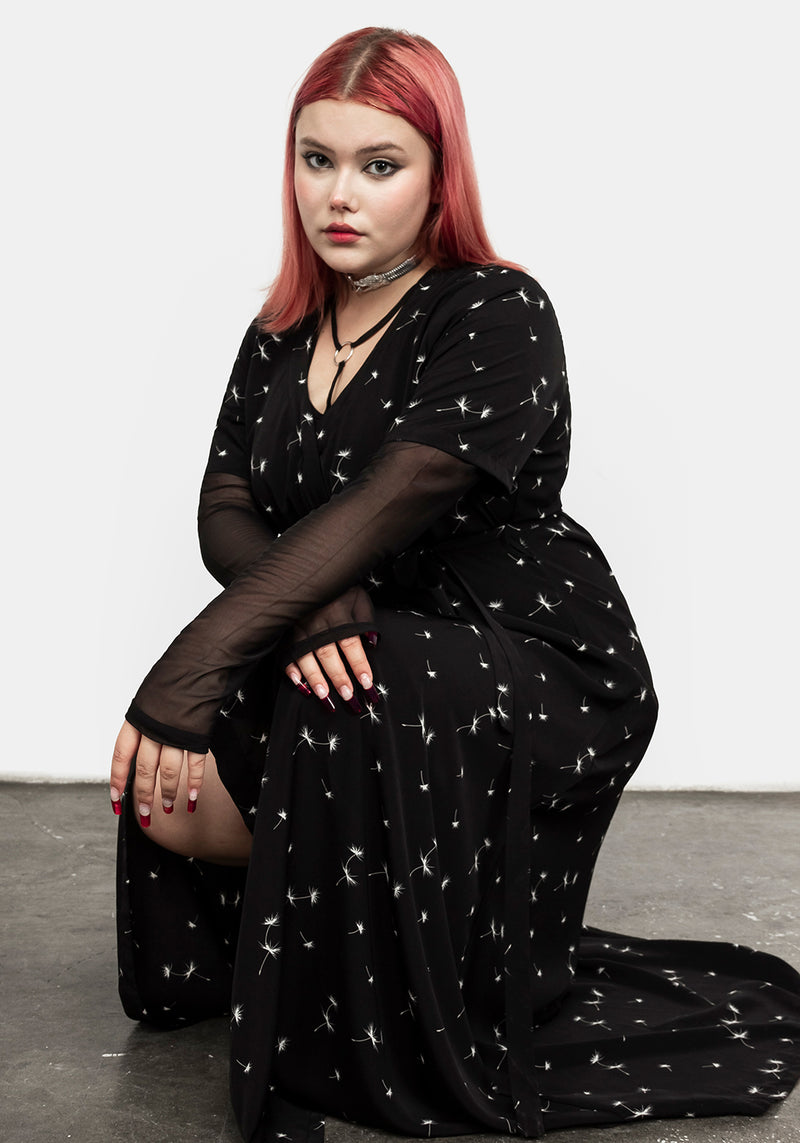 Disturbia | Blithe Maxi Wrap Floral Dress | Dresses