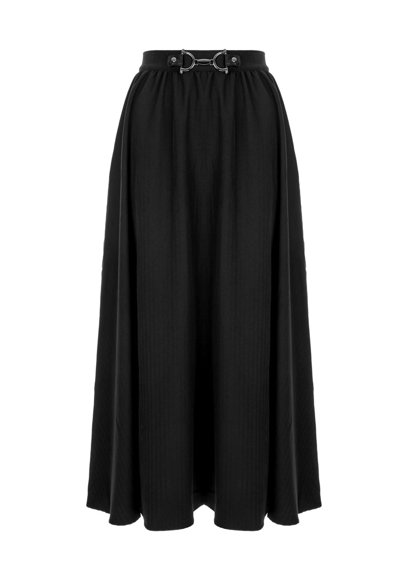 Haunted Midaxi Herringbone Skirt – Disturbia