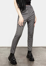 Martha Gingham Tapered Trousers