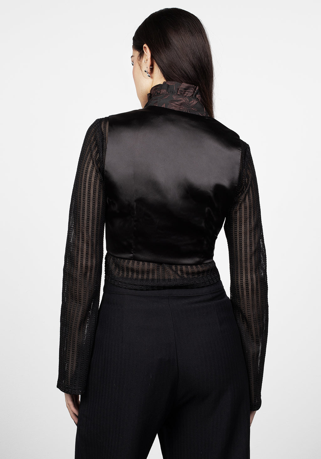 Disturbia Highness Lace Up Waistcoat Tops