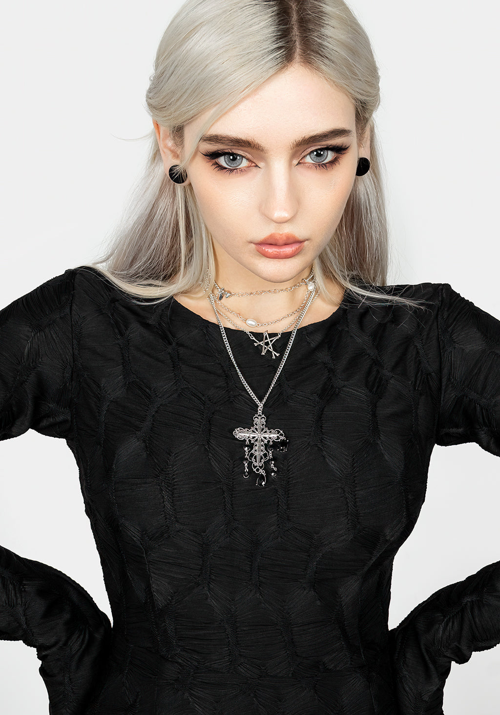 Disquiet Asymmetric Midi Dress Disturbia disquiet-asymmetric-midi-dress-disturbia