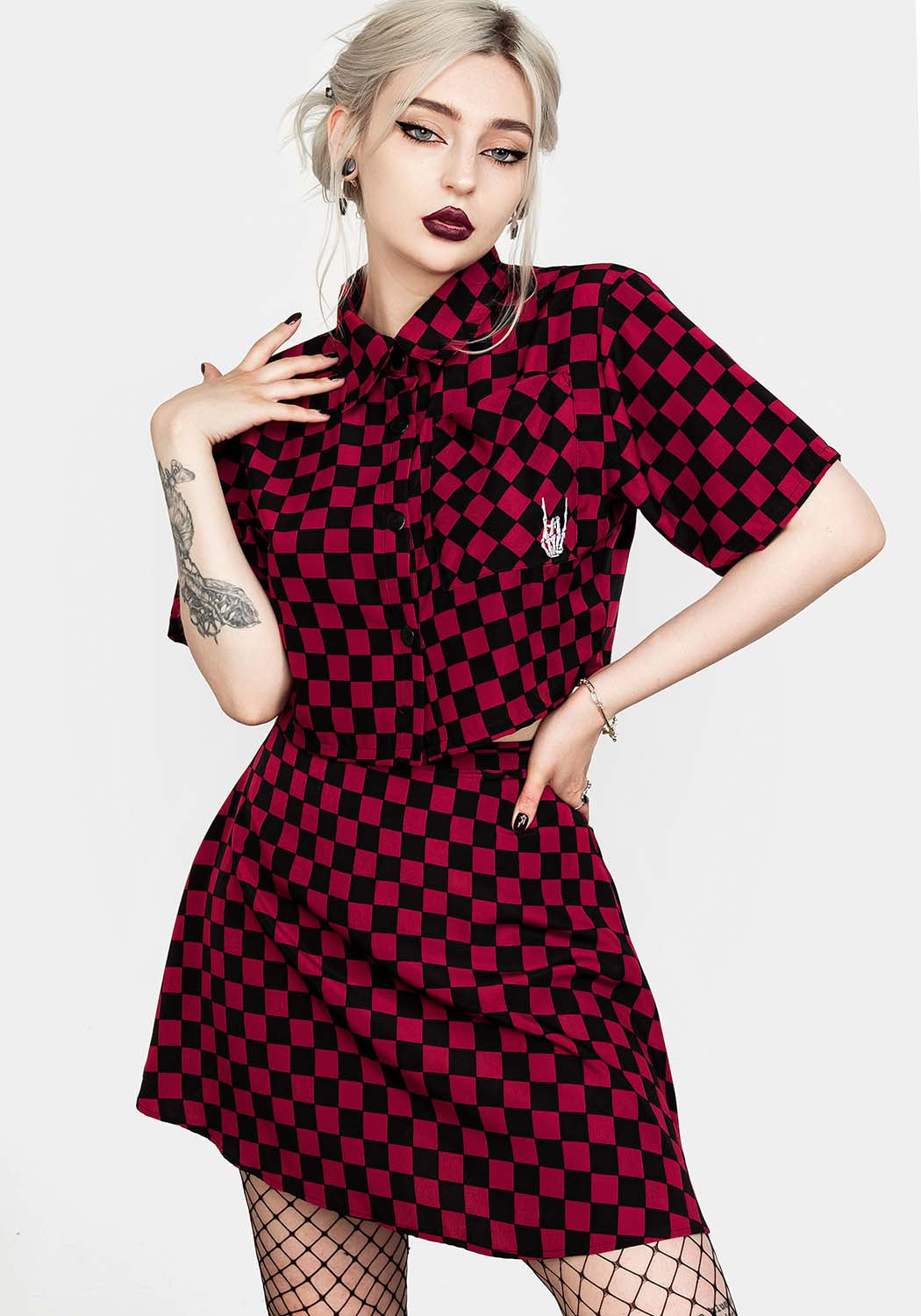 Disturbia | Arcade Crop Boxy Shirt | Shirts