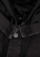 Damage Denim Hooded Jacket