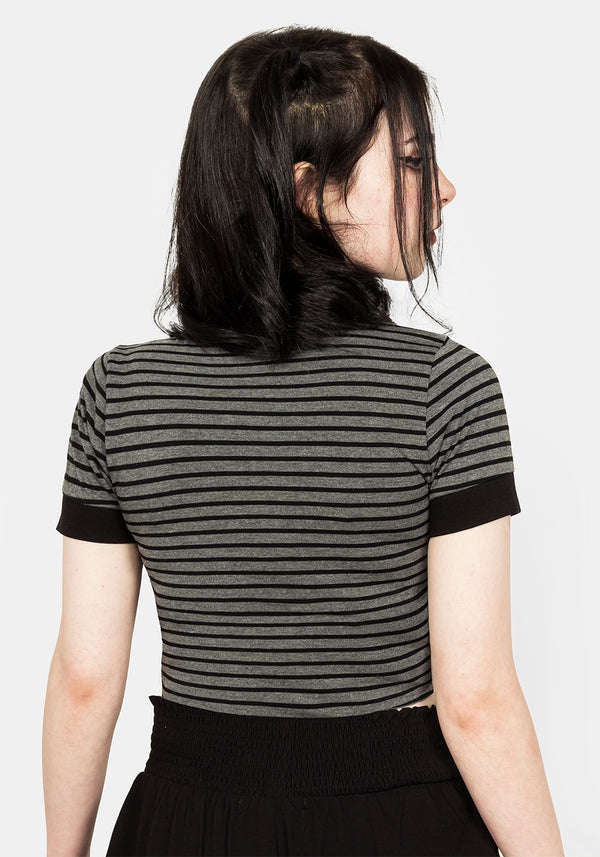 Moina Mock Neck Crop