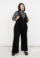 Janis Flared Cord Dungarees