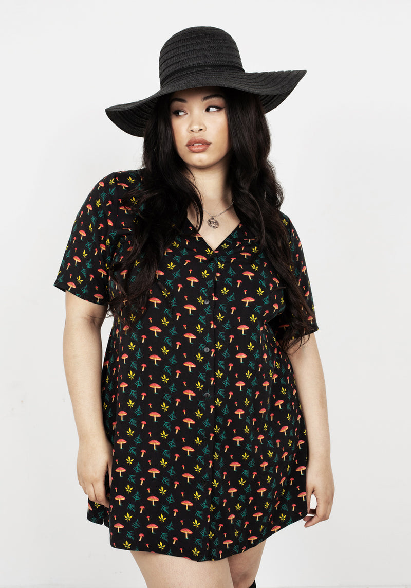 TOADSTOOL BUTTON UP DRESS