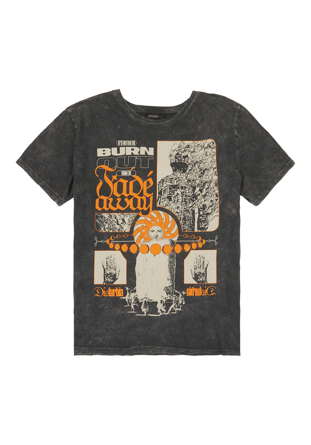 Burn Out Vintage Wash T-Shirt – Disturbia