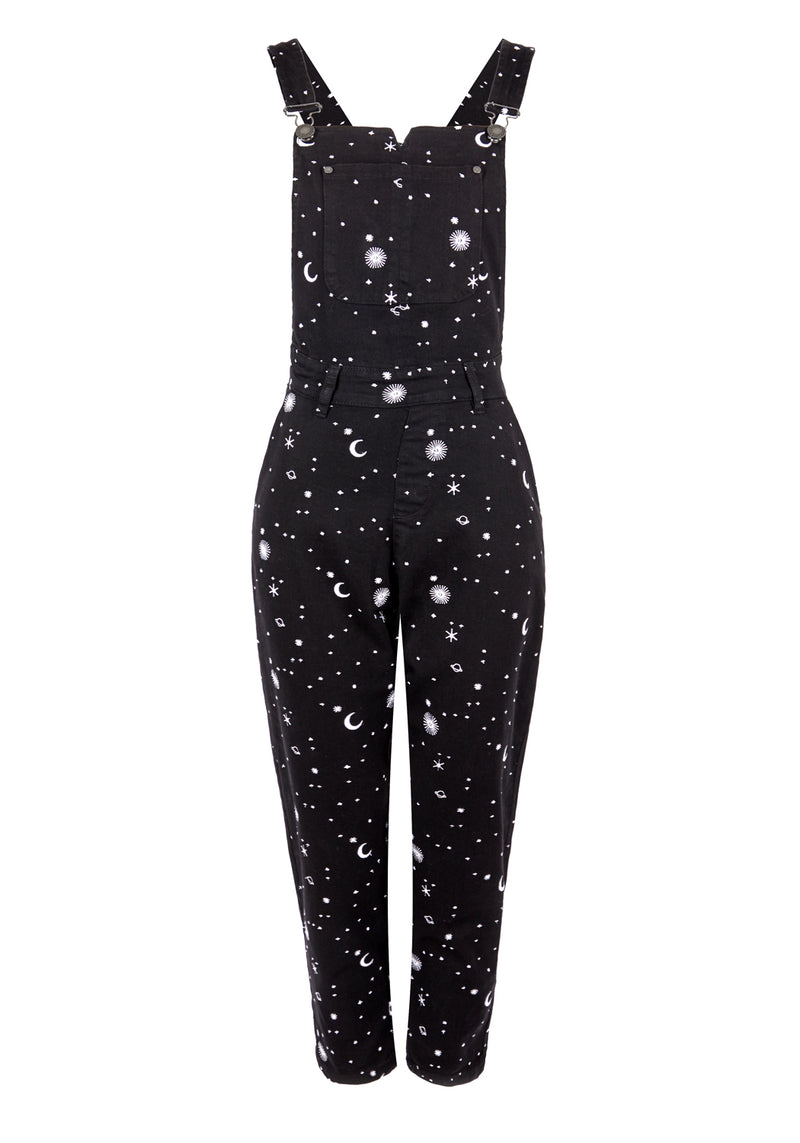 CELESTIAL EMBROIDERED DUNGAREES
