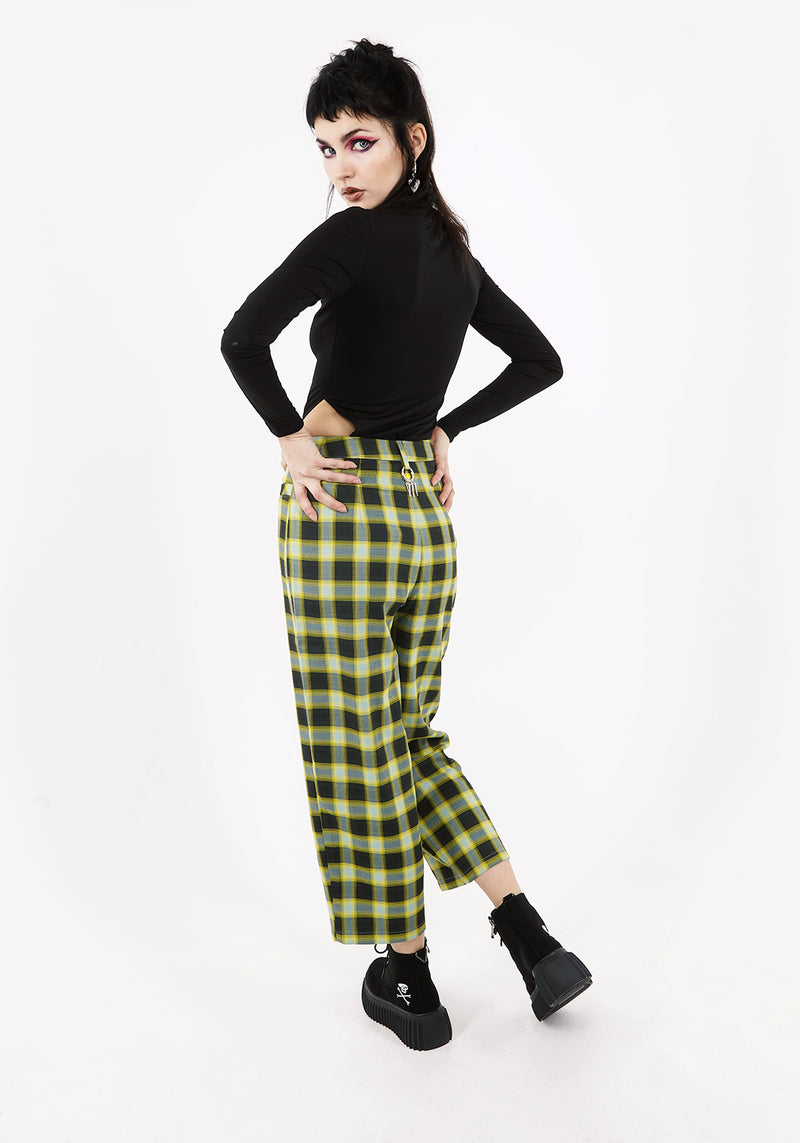 LOUVERS TAILORED CROP TROUSER