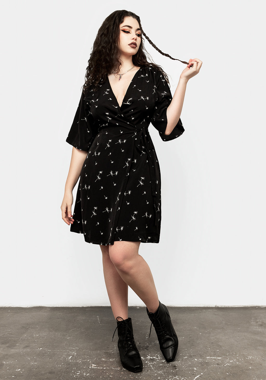 Disturbia | Blithe Kimono Wrap Mini Dress | Dresses