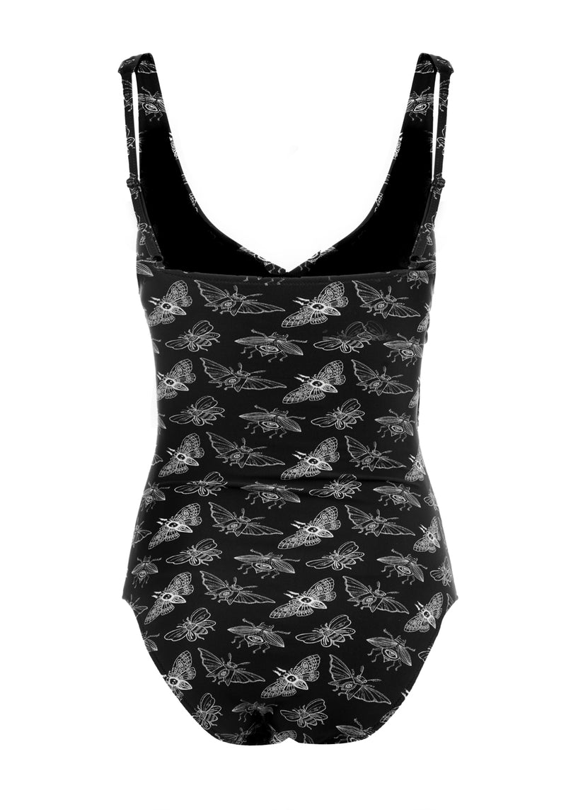 Mortmoth Cut-Out Swimsuit