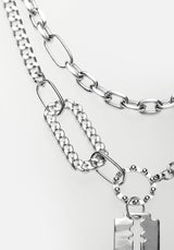 Blade Multi-Chain Necklace
