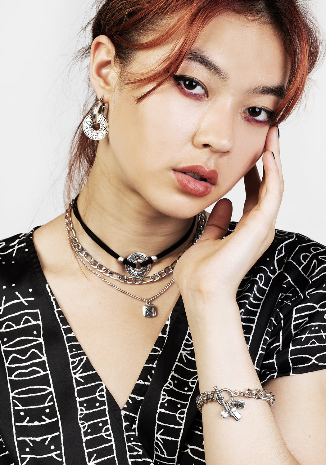 Runes Layered Necklace