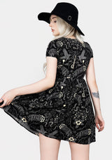 Hecate's Garden Skater Mini Dress