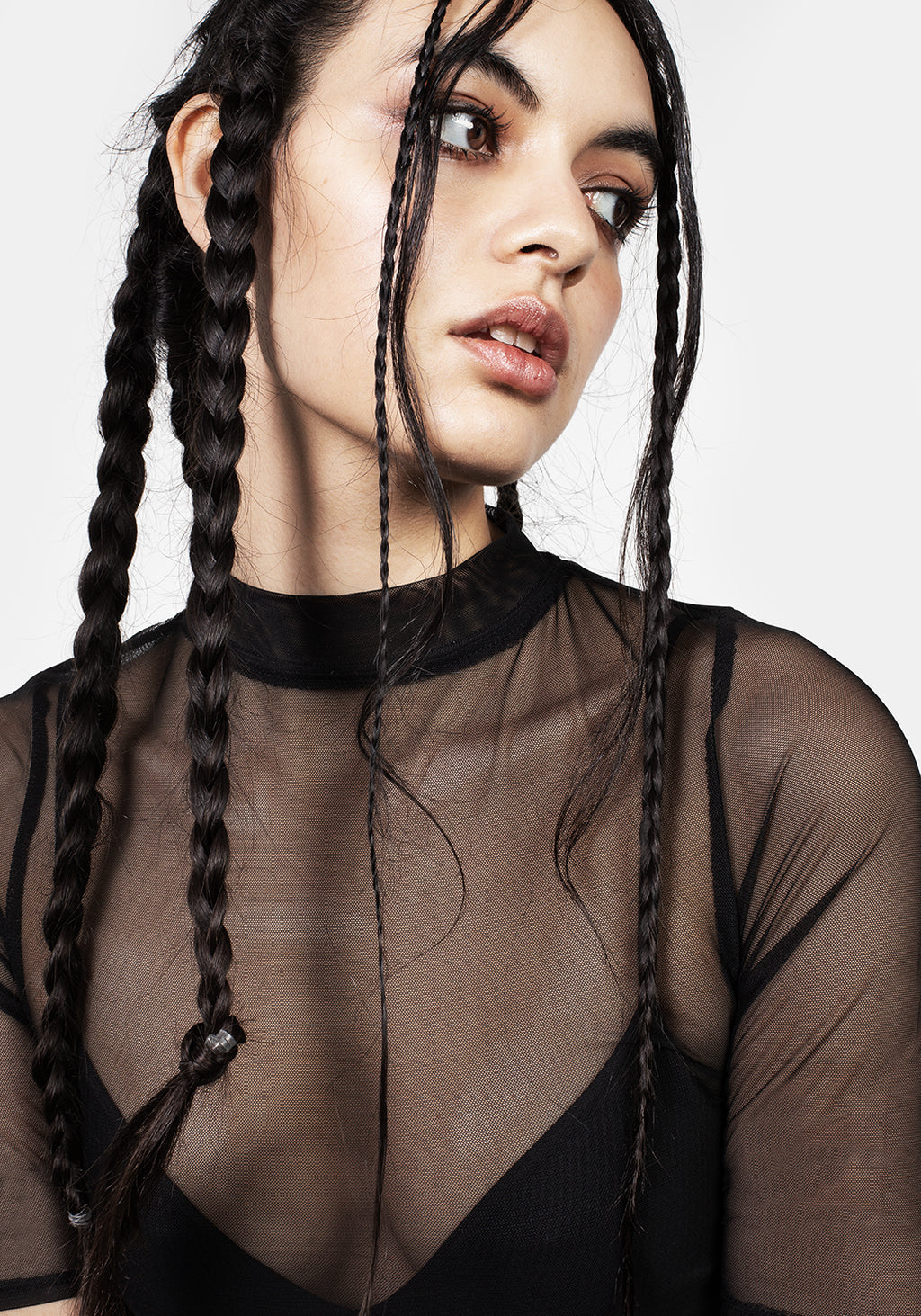 Jinx Mesh Short Sleeve Top – Disturbia